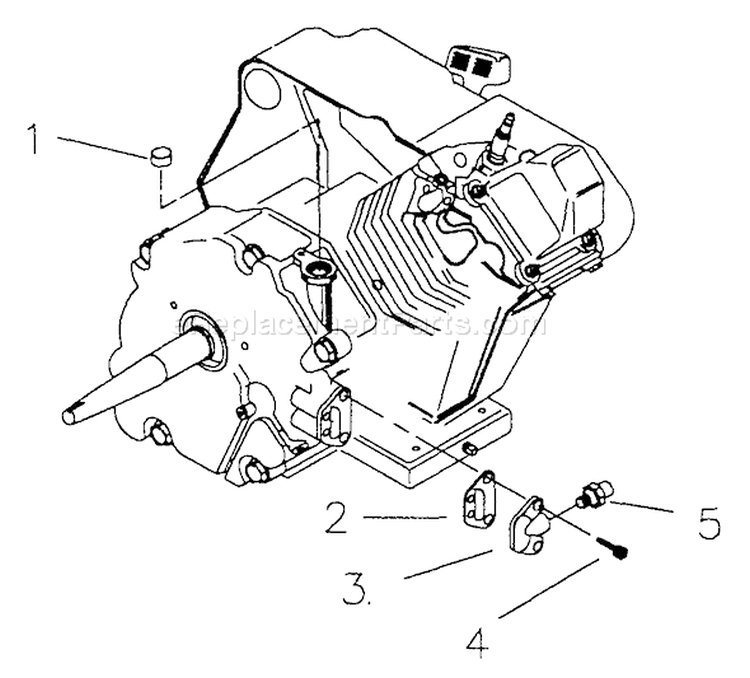 Page D Diagram and Parts List for 0760-0  Briggs and Stratton Pressure Washer